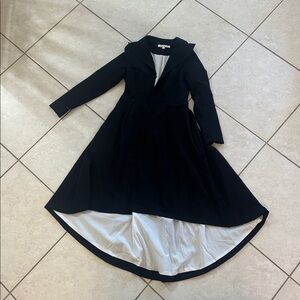 Elegant Black Long-Sleeve Dress